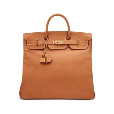 Hermès HAC Birkin 40 Naturelle Liegee, vache, doré