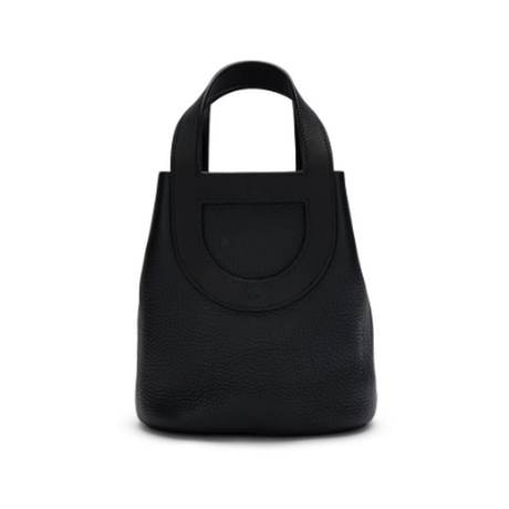 Hermès In-the-Loop 18 Black, Clémence & Swift, palladié