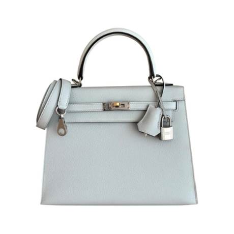 Hermès Kelly 25 Gris Platine Sellier, Epsom