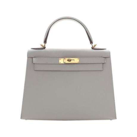Hermès Kelly 28 Craie Sellier, Epsom, doré