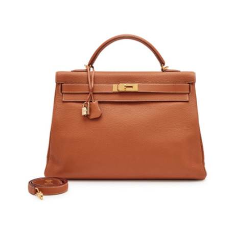 Hermès Kelly 40 Gold, Togo, doré