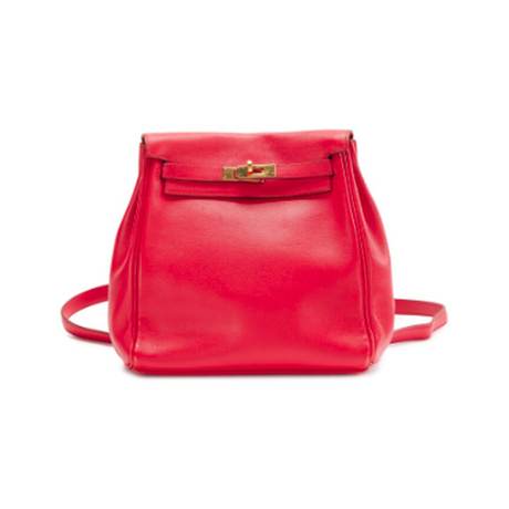Hermès Kelly Ado 20 Vintage Rouge Vif Gulliver, doré