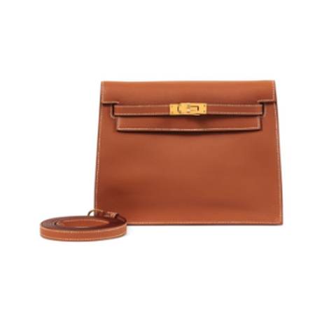 Hermès Kelly Danse Gold, Evercolor, doré