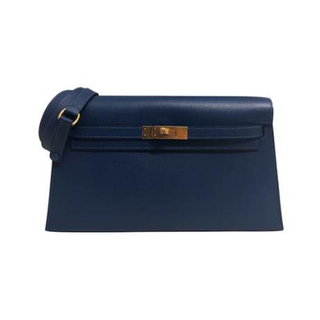 Hermès Kelly Élan Deep Blue, Madame, doré