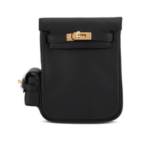 Hermès Kelly Jump à dos Black, Swift, doré