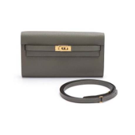 Hermès Kelly To-Go e Gris Meyer, Epsom, doré
