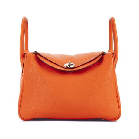 Hermès Lindy 30 Orange H, Clémence, palladié