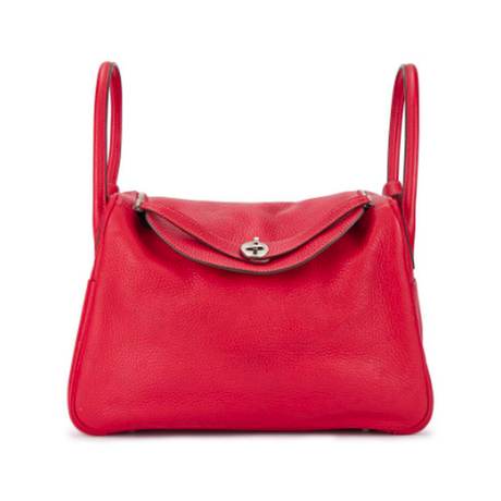 Hermès Lindy 34 Rouge Casaque & Rose Jaipur, Clémence, palladié