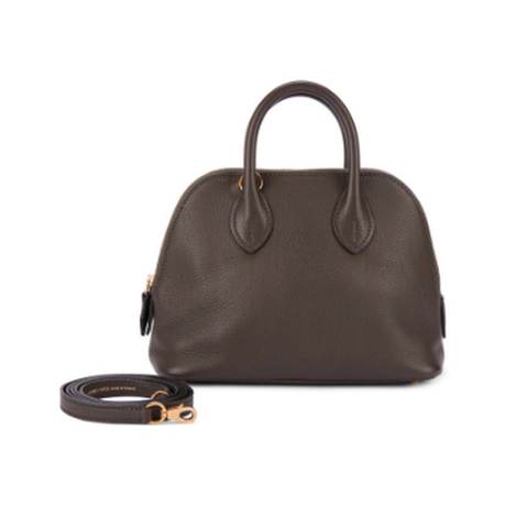 Hermès Mini Bolide 1923 Vert de Gris, Evercolor, doré