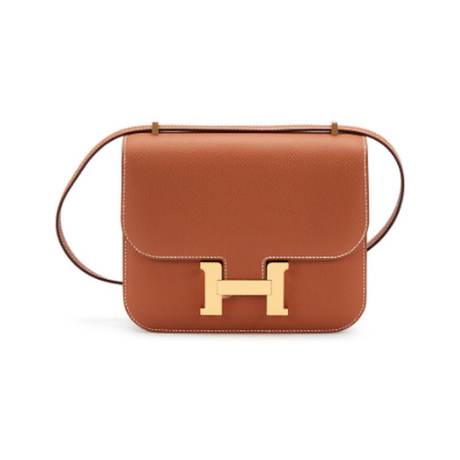 Hermès Mini Constance 18 2024 & Gold Kelly Belt Set of 2 Gold, Epsom & Epsom, doré