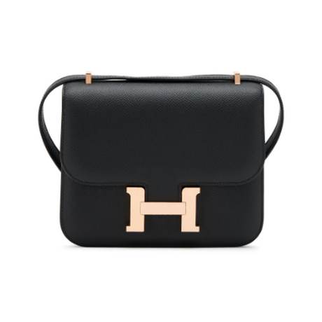 Hermès Mini Constance 18 Black, Epsom, or rose