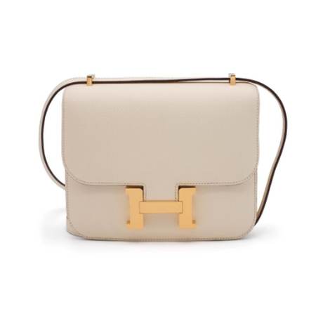 Hermès Mini Constance 18 Nata, Epsom, doré
