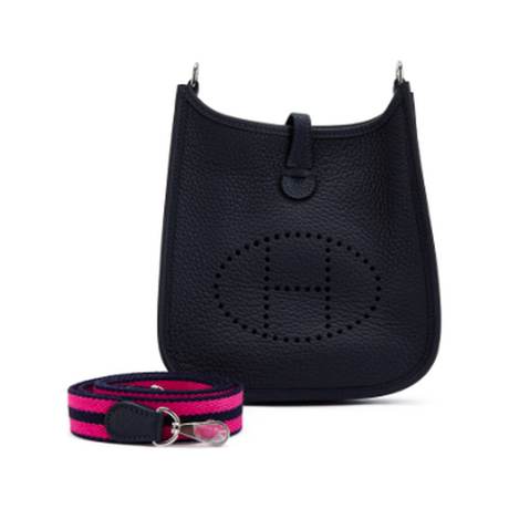 Hermès Mini Evelyne II TPM 16 Caban, Clémence, palladié
