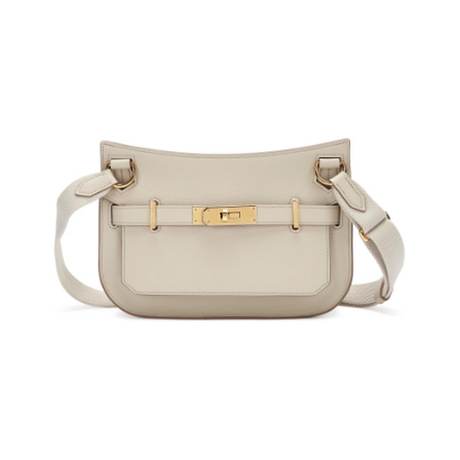 Hermès Mini Jypsière Beton, Evercolor, doré