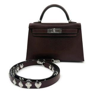 Hermès Mini Kelly II 20 Chamkila Atouts Terre, chèvre, édition limitée