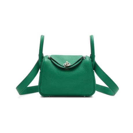 Hermès Mini Lindy 20 Vert Vertigo, Clémence, palladié