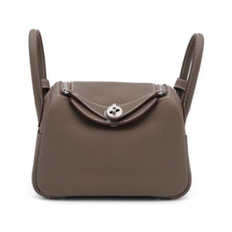 Hermès Mini Lindy II Etoupe, Clémence, palladié
