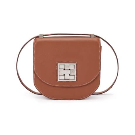 Hermès Mini Mosaïque Au 24-17 Gold, Epsom, palladié