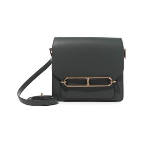 Hermès Mini Roulis 18 Vert Amande, Evercolor, permabrass