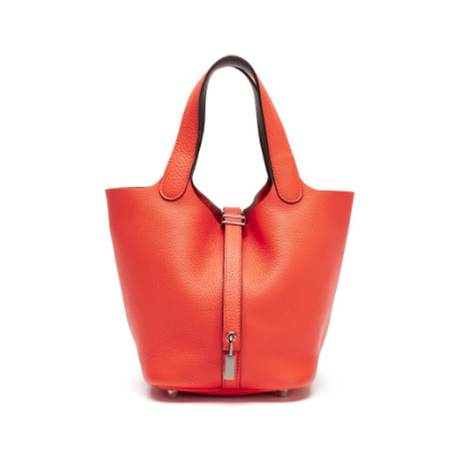 Hermès Picotin PM Lock 18 Terre Battue Verso, Clémence, palladié