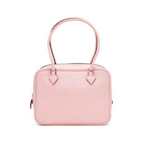 Hermès Plume Mini Rose Sakura, Swift, palladié
