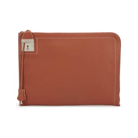 Hermès Pouch Gold XL, Togo, palladié