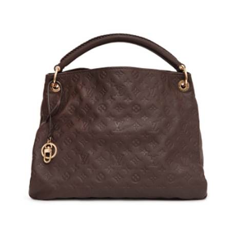 Louis Vuitton Artsy MM, Empreinte Monogram Terre, doré
