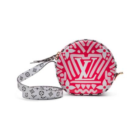 Louis Vuitton Boîte Chapeau, toile Giant Monogram enduite Red White Black & Pink Crafty
