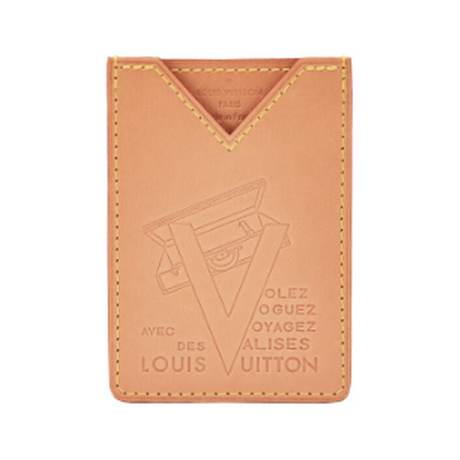 Louis Vuitton Card Holder Wallet, Vachetta & cuir Voyages
