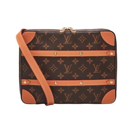 Louis Vuitton Malle Messenger PM, Monogram souple Brown, doré