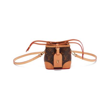 Louis Vuitton Nano Noé, toile Monogram enduite, doré