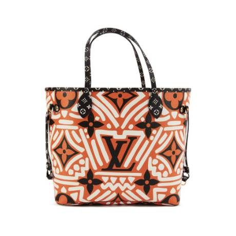 Louis Vuitton Neverfull MM, toile Giant Monogram enduite Caramel Black & White Crafty, doré