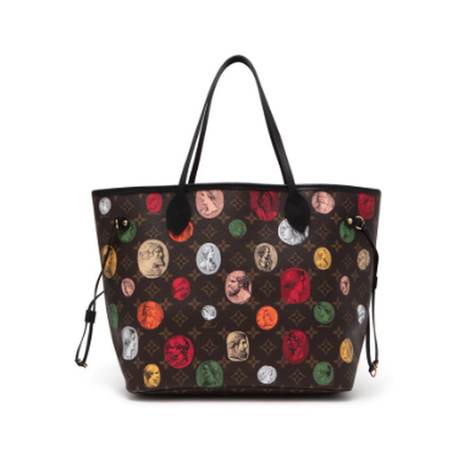 Louis Vuitton Neverfull MM, toile Monogram enduite Brown & Multicolor Cameo, doré