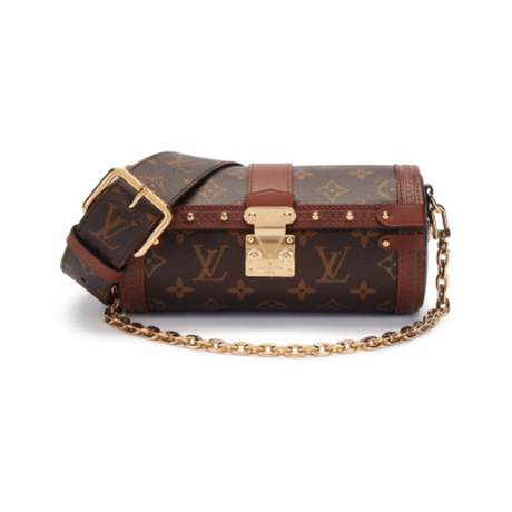 Louis Vuitton Papillon Malle, toile Ebene Monogram, doré