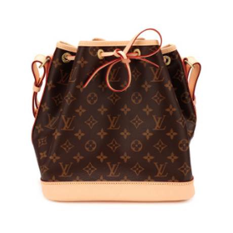 Louis Vuitton Petit Noé, toile Ebene Monogram enduite, doré