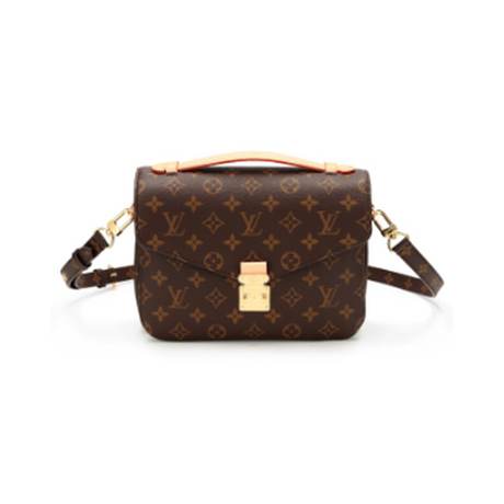 Louis Vuitton Pochette Métis, toile Ebene Monogram enduite, doré