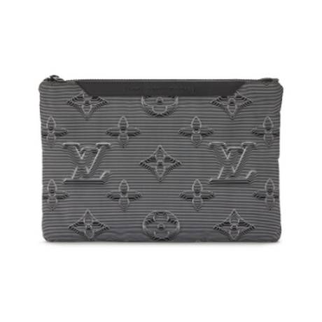 Louis Vuitton Pouch, nylon Monogram réversible Multicolor 3D 2054, Virgil Abloh