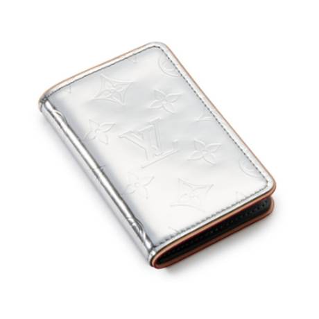 Louis Vuitton Slender Pocket Organizer, toile Monogram enduite Silver Mirror Mirror, Virgil Abloh