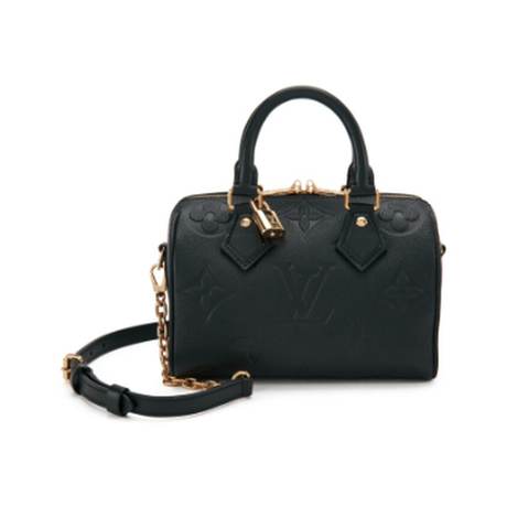 Louis Vuitton Speedy Bandoulière 20, Empreinte Giant Monogram Black, doré