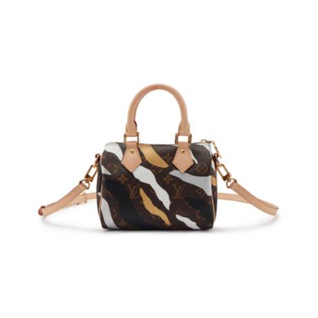 Louis Vuitton Speedy BB, toile Monogram enduite Multicolor LOL League of Legends, doré