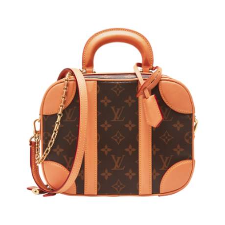 Louis Vuitton Valisette PM, Monogram Brown, doré
