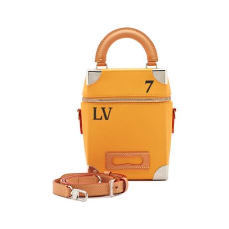 Louis Vuitton Vertical Box Malle, argenté, Virgil Abloh