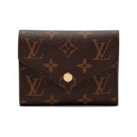 Louis Vuitton Victorine Wallet, toile Monogram enduite Brown, doré
