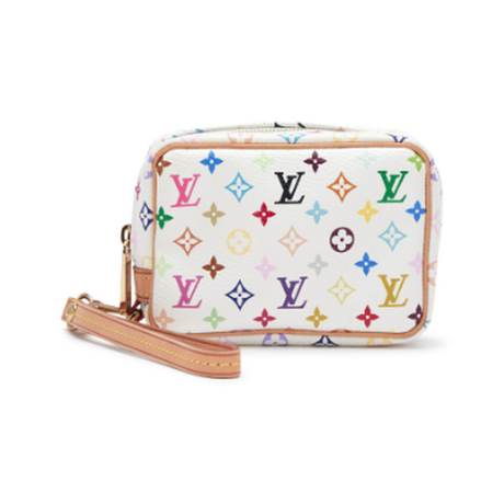 Louis Vuitton Wapity Case, Monogram Multicolore White, doré