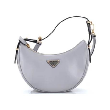 Prada Arqué Half Moon Hobo Small, cuir
