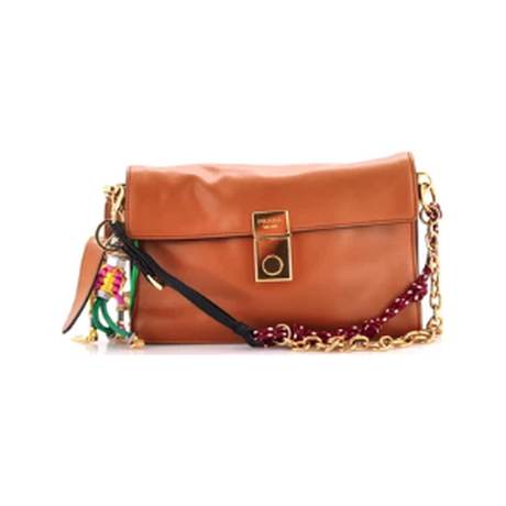 Prada Charms Soft Sound Small, cuir