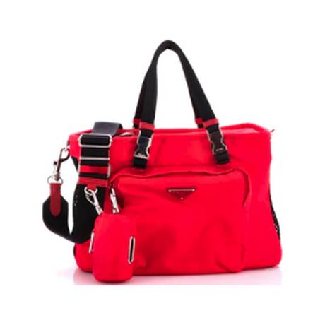Prada Convertible Pet Carrier, toile Re-Nylon & maille