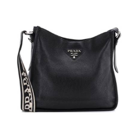 Prada Logo Strap Crossbody Medium, veau Daino