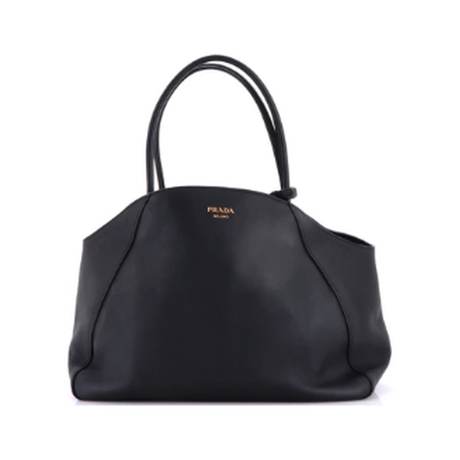 Prada Open Tote Large, cuir souple grainé