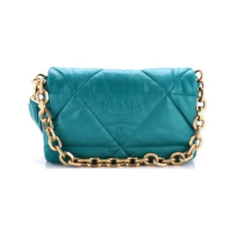 Prada Padded Shoulder, cuir nappa matelassé